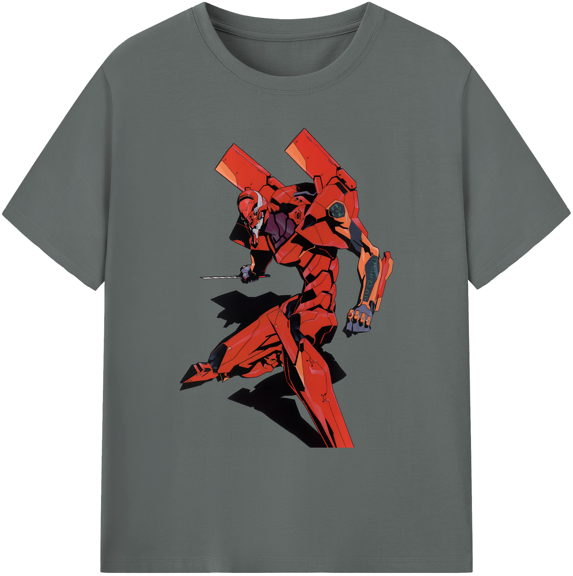 （画像用） EVA 新世紀エヴァンゲリオン 綿100％ メンズ半袖Tシャツ｜肌触りやわらか＆通気性